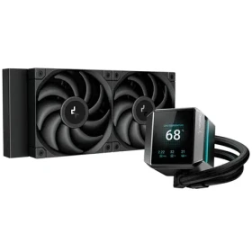 DEEPCOOL MYSTIQUE 240 černá / 2x 120mm / Fluid Dynamic Bearing / 36.49 dB @ 2150 RPM / AMD + Intel (R-LX550-BKDSNC-G-1)