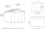 KETER STRONGHOLD 10x11,5 domek - šedý