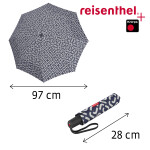 Deštník Reisenthel Umbrella Pocket Duomatic Mixed dots red