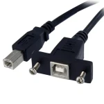 StarTech 1FT USB 2.0 kabel s montáží na panel / USB B samec-samice / 30cm (USBPNLBFBM1)