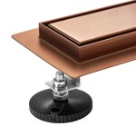 REA - Odtokový žlab Neox brush l. copper 50 REA-G4896