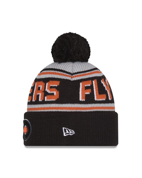 New Era Pánská zimní čepice Philadelphia Flyers NHL Pom Wordmark