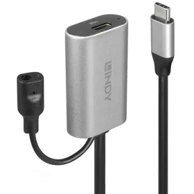 Lindy USB-C aktivní prodlužovací kabel černá / Kabel USB / USB 3.2 Gen 1 / 5 Gbit/s / 5 m (43271)