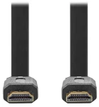Nedis High Speed HDMI 2 m černá / Kabel HDMI / 4K 30 Hz / Ethernet / zlacené konektory / plochý / bulk (CVGL34100BK20)