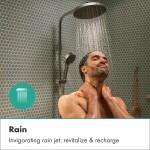 HANSGROHE - Activera S Sprchový set s termostatem, průměr 24 cm, 2 proudy, EcoSmart+, chrom 28639000