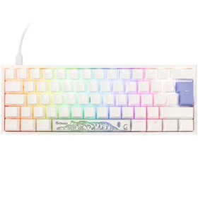 Ducky One 2 Pro Mini Kailh White bílá / herní klávesnice / podsvícená / mechanická / drátová USB-C / DE (DKON2061ST-KDEPDWWTW2)