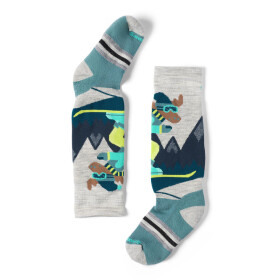 Dětské merino ponožky SMARTWOOL Kids' Wintersport Full Cushion Mountain, Ash velikost: 33-36 (L)