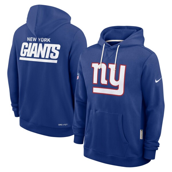 Nike Pánská mikina New York Giants NFL 2025 Sideline Standard Issue Hoodie Velikost: S