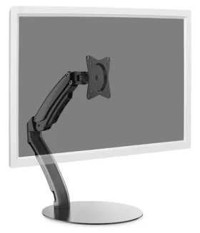 Digitus stolní držák monitoru černá / Držák monitoru / plynová pružina / nosnost 6,5 kg / do 27" (DA-90365)