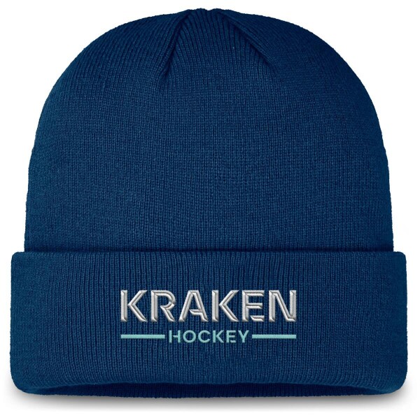Fanatics Pánská zimní čepice Seattle Kraken NHL Authentic Pro A/Cap Cuffed Beanie