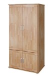 HP-Nábytek Skříň Alfa 2D Praktik BUK ROZMĚR: (š/v/h) 95 x 185 x 55 cm policová