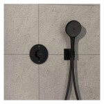 HANSGROHE - ShowerSelect Comfort Termostatická baterie pod omítku, pro 2 spotřebiče, matná černá 15556670