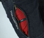 Dámské kalhoty Trilobite Parado doublelayer Aaaa slim fit jeans black level 2 (prodloužené) - 32 / černá