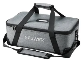 Neewer Fotobrašna šedá / Fotobrašna / oxford PVC / nastavitelné pěnové přepážky / 49,5x29,5x16,5 cm (B0C8HWZB8F)