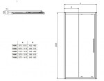 IDEAL STANDARD - i.Life Posuvné sprchové dveře, dvoudílné, 110 cm, silver bright/čiré sklo T4943EO