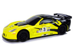 Mamido Sportovní auto na dálkové ovládání RC Corvette C6R 1:24 žluté