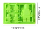 Dortisimo Silikonová forma Stavebnice panáčci (na 5 ks) 9,4 cm