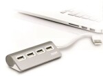 PORT CONNECT USB HUB 4x USB 2.0 šedá (900120-PC)