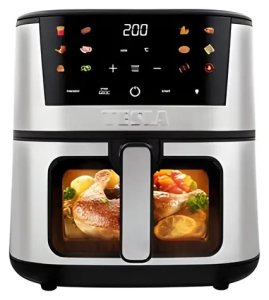 Tesla AirCook Q60 XXL Pro / Horkovzdušná fritéza / Digitální ovládání (8595689804244)