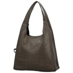 Trendy dámský koženkový set kabelek Jordy, tmavě šedý