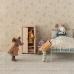 Maileg Kostýmek s kabelkou pro myšku Maileg Mum Mouse, žlutá barva, textil