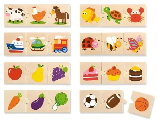 VIGA Dřevěné puzzle Souvislosti