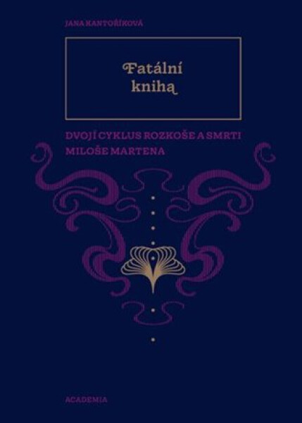 Fatální kniha - Dvojí Cyklus rozkoše a smrti Miloše Martena - Jana Kantoříková