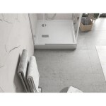 MEXEN - Flow+ Sprchová vanička čtvercová 80 x 80, bílá lesk 46S108080H