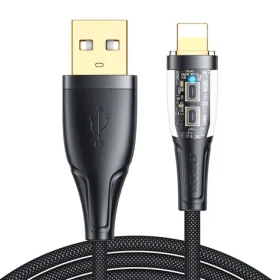 Joyroom S-UL012A3 Nabíjecí kabel USB-A (M) - Lightning (M) 2.4A 1.2m černá (S-UL012A3 1.2m Black)