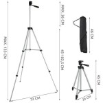 ISO 6067 Hliníkový stativ 133 cm s bluetooth ovladačem