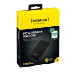 Intenso XS20000 černá / Powerbanka / 20 000 mAh / USB-A + USB-C / 3,1 A (7313550)