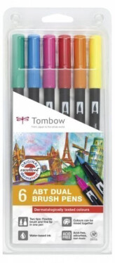 Tombow Oboustranný štětcový fix ABT - Dermatologicaly 6 ks