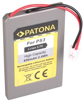 PATONA baterie pro herní konzoli Sony PS3 / 650mAh / Li-lon / 3.7V (PT6508)
