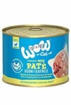 WOW Cat konzerva Kitten Paté kuře s krevetami 200g