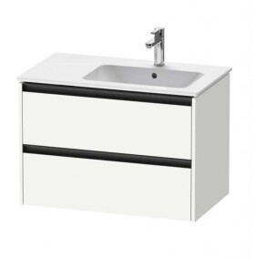 DURAVIT - Ketho.2 Umyvadlová skříňka 55x81x48 cm, 2 zásuvky, matná bílá K25268018180000
