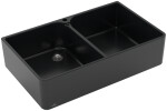 Keramický dřez Villeroy & Boch Farmhouse 90 X, 639001R7, Pure Black 639001R7