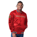 Starter Pánská bunda Ottawa Senators NHL Closer Reversible Varsity Satin Jacket Velikost: XL