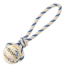 TRIXIE Přetahovací míč s poutkem / Bavlna, guma / Průměr 7 cm / Délka 24 cm (G14-3299)