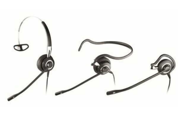 Jabra Biz 2400 II Mono QD E-STD NC Wideband černá / mono náhlavní souprava / mikrofon / QD konektor (2486-825-209)