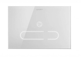 DURAVIT - DuraSystem Elektronické ovládání splachování, bílé sklo WD5003012000