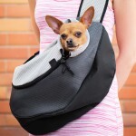 Travel taška pro psa přes rameno Barva: Žlutá, Dle váhy psa: do 2 kg 38 x 22 cm, 42 x 26 cm