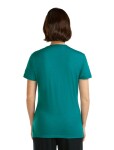 Dámské merino triko s krátkým rukávem ICEBREAKER Wmns 150 Tech Lite III SS Tee, Tidal Teal velikost: M