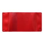 Djois závěsná kapsa s otvory, A6, PVC, červená, 10 ks