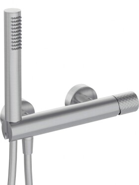 DEANTE - Silia Hexa Sprchová baterie, nerez, se sprchovým setem BHS_F41M