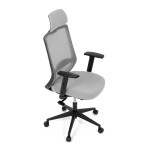 Kancelářská židle, synchronní mechanismus, šedá síťovina, KA-V3329 GREY