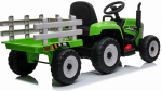 Mamido Elektrický traktor s vlečkou Blow zelený