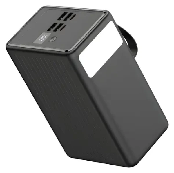 PLATINET PMPB8065 černá / Powerbanka / 80 000 mAh / 65W Power Delivery / 2x USB-C + 4x USB-A / LED svítilna