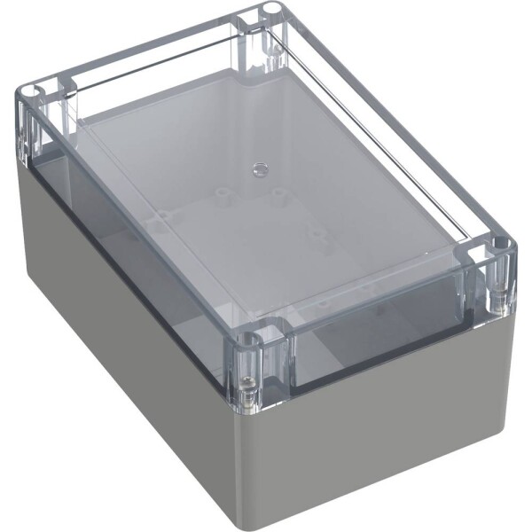 TRU COMPONENTS TC-10860932 univerzální pouzdro 180 x 120 x 90.30 ABS-PC světle šedá 1 ks