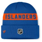 Fanatics Pánská zimní čepice New York Islanders NHL Authentic Pro A/Cap Cuffed Beanie