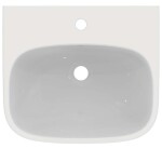 IDEAL STANDARD - i.Life A Umyvadlo 50x44 cm, s přepadem, otvor pro baterii, bílá T470701